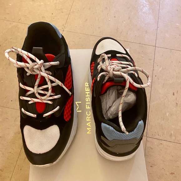 Marc Fisher Muti Color Fabric Sneaker - Picture 4 of 7